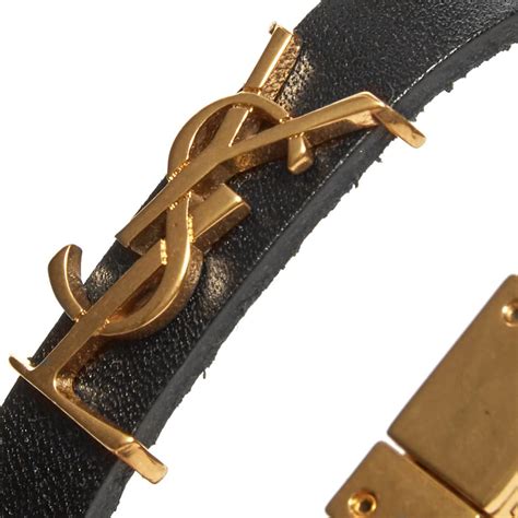 bracelet yves saint laurent femme|ysl leather bracelet.